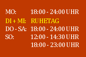 Unsere Öffnungszeiten